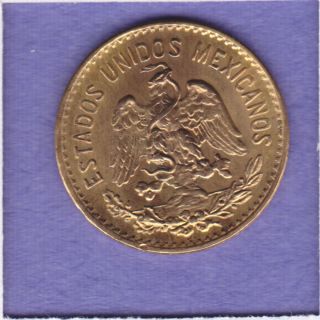 Gold 5 Cinco Peso Coin .12 OZ AGW KM# 464 Miguel Hidalgo y Costilla