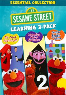 Sesame Street Essential Collection Learning DVD, 2011, 3 Disc Set