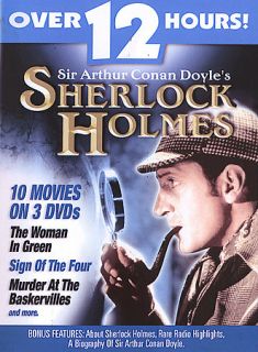Sir Arthur Conan Doyles Sherlock Holmes DVD, 2005, 3 Disc Set