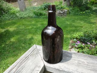 Saratoga Springs Mineral Water Bottle DK Reddish Amber