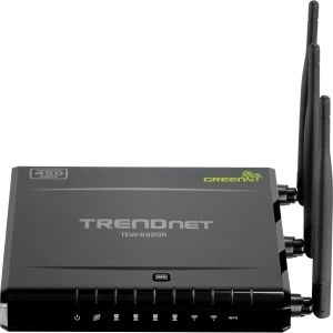 TRENDnet TEW 692GR 450 Mbps 4 Port Gigabit Wireless N Router TEW692GR