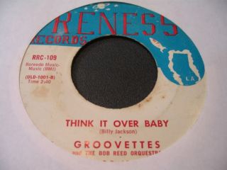 Groovettes Think It Over Baby AinT A Thing You Can do Reness Northern
