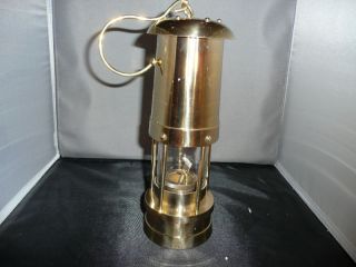 Miners Lamp Brass Reproduction