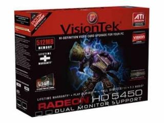 VisionTek ATI Radeon HD 5450 900311 512 MB PCI Express x16 Graphics