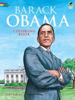 Barack Obama Coloring Book by Gary Zaboly 2009, Paperback