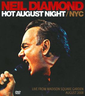 Neil Diamond Hot August Night NYC DVD, 2009, CD DVD