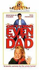 Getting Even With Dad VHS, 1994, Spanish Subtitles Family