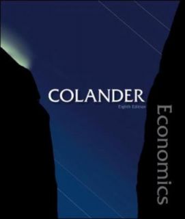 Economics by David C. Colander 2009, Hardcover