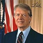 Leaf Oval Office Cut Signature Ronald Reagan Jimmy Carter 2 3