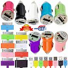 Mini USB Data Sync Transfer Car Charger Adapter For iPhone iPod Nano