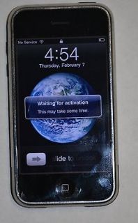 Apple iPhone 1st Generation   8GB   Black (AT&T) Smartphone USED