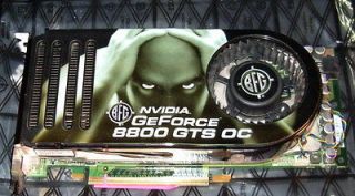 BGF Geforce 8800 GTS OC 320MB PCI E Dual DVI Video Card #0592