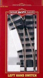 Bachmann G Scale Train Track Manual Left Switch 94351