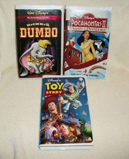 Newly listed DISNEY   DUMBO, TOY STORY & POCAHONTAS II   CHILDRENS