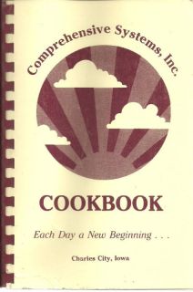 CHARLES CITY IA 1988 COOK BOOK *COMPREHENSIVE SYSTEMS PARENTS