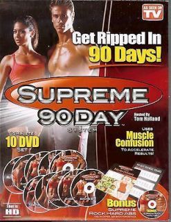 90 DAY WORKOUT   NEW 10 DVD (INTENSE & INSANE WORKOUT FOR WEIGHT LOSS