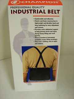 professional Industrial Back/ abdominal Support Belt Shoulder Straps R