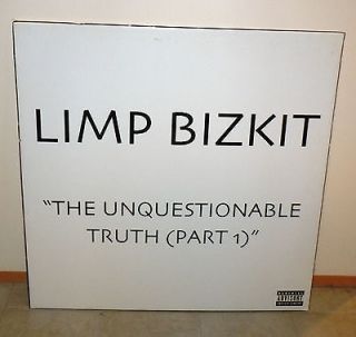 LIMP BIZKIT PROMO POSTER FOAM CORE UNQUESTIONABLE TRUTH 4ft by 4ft