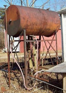 300 350 gallon fuel storage tank with stand with pump and motor AS IS