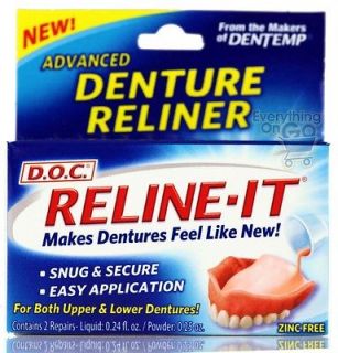 Reline It Denture Reliner Advanced   2 ct.