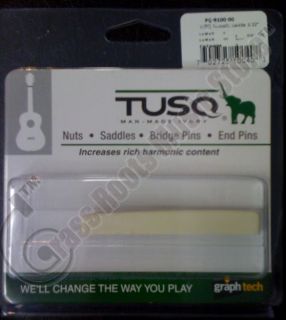 GraphTech TUSQ Acoustic Guitar Saddle 3/32 PQ 9100 00 Martin® Style