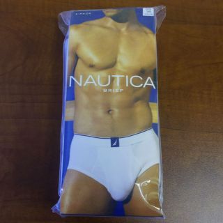 NWT NAUTICA MENS Cotton Briefs Underwear 3 Pack SIZE 30 32 34 36 38 40