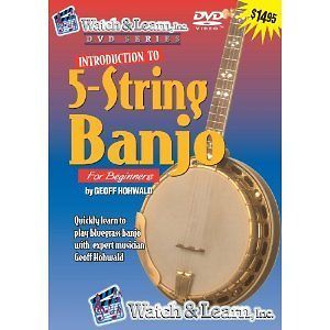 Introduction to 5 STRING BANJO 4 Beginners music DVD Learn Songs