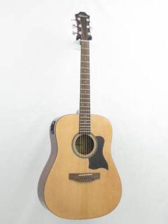 GREAT HOHNER HW350E DREADNOUGHT ACOUSTIC/ELECTRIC GUITAR   DEMO #CA4^