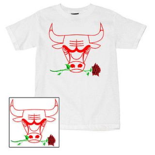 Rose Bulls FREE Sticker Custom Design NBA Chicago Bulls T Shirt