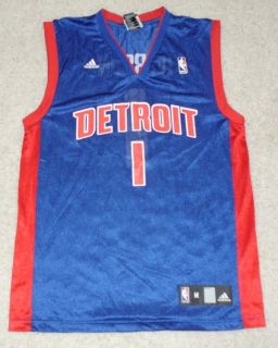 Allen Iverson Detroit Pistons throwback road jersey Adult M