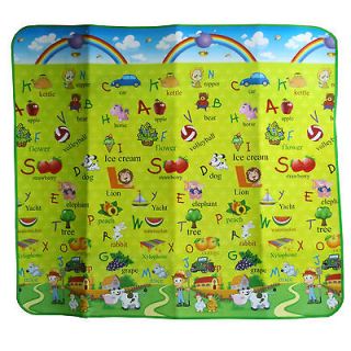 X70 Sided Childrens Play Mat Crawling Blanket Outdoors Activity Gyms
