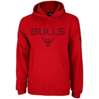Chicago Bulls Hoody Pullover Sweatshirt Adidas Playbook ADULT NWT