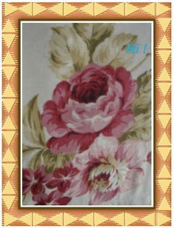 NWOT Laura Ashley SHABBY ROSES PINK A Pair of Floral Drapes/Panels