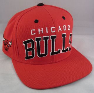 Chicago BULLS Snapback Cap Hat Air Jordan Adidas Derrick Rose NBA Red