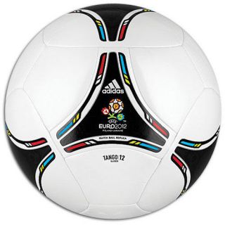 adidas Euro 2012 Tango Gld Soccer Ball Brand New White/Black Size 5