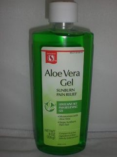Safeway Aloe Vera Sunburn Pain Relief Lidocaine HCI Gel 8 Oz Bottles