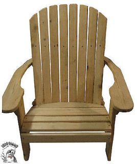 Western Red Cedar Extra Wide Patio Adirondack Chair Outdoor Furniture