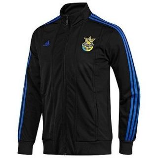 NWT~Adidas UKRAINE Soccer Footabll EURO CUP Track jersey Sweat shirt
