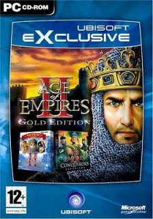 AGE OF EMPIRES 2 GOLD AGE OF KINGS + Conquerors for PC SEALED NEW