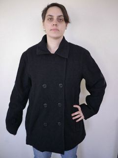 American Eagle Outfitters Wool Navy Peacoat Pea Coat Womens Nautical