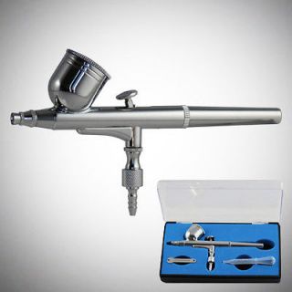 Newly listed NEW 0.3mm DUAL ACTION AIRBRUSH GUN GRAVITY PAINT TATTOO