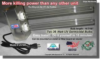 UVC Furnace Air Duct UV Lights Filter UV Air Purifier