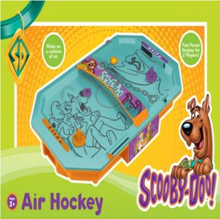 SCOOBY DOO AIR HOCKEY TABLE TOP GAME TOYS XMAS GIFT CHILDRENS KIDS