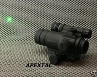 Aimpoint Style CCO Red Dot Scope w/ Green Laser Aimming Device