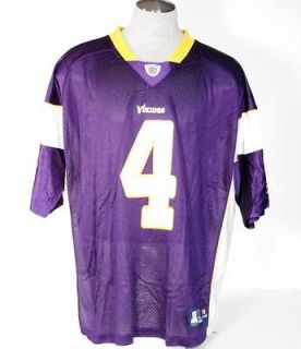 Reebok NFL Minnesota Vikings Favre 4 Purple Football Jersey #4 Boys