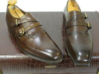New RALPH LAUREN PURPLE LABEL Edward Green 888 Shoes Monk Strap