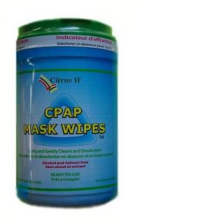 CPAP BiPAP, VENTILATOR + OXYGEN MASK CLEANING WIPES   Sleep Apnoea