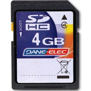 Dane Elec DASD4096R 4GB Secure Digital Card, Class 4