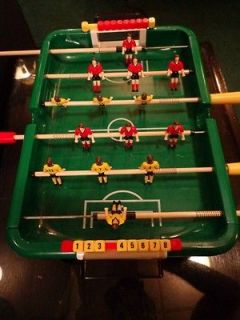 Mini Foosball Table   soccer , football   2 broken handles