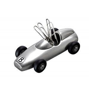 Racing Car Magnetic Paper Clip Holder Paperweight Gift